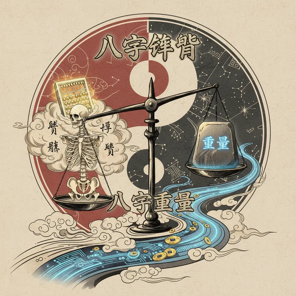 八字重量 - 八字秤骨