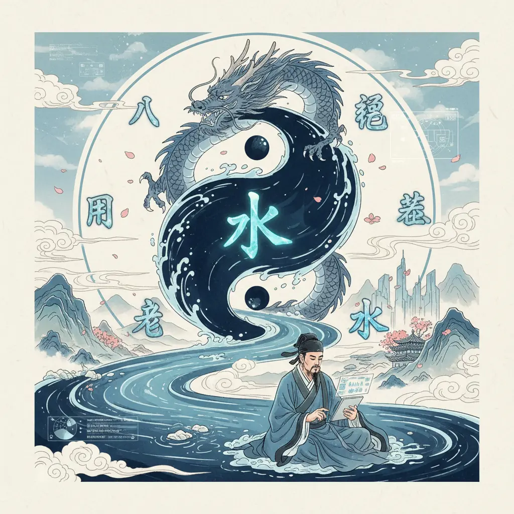 用神是水 - 八字命理學