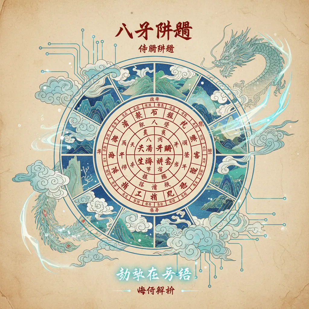 命盤排盤 - 八字排盤