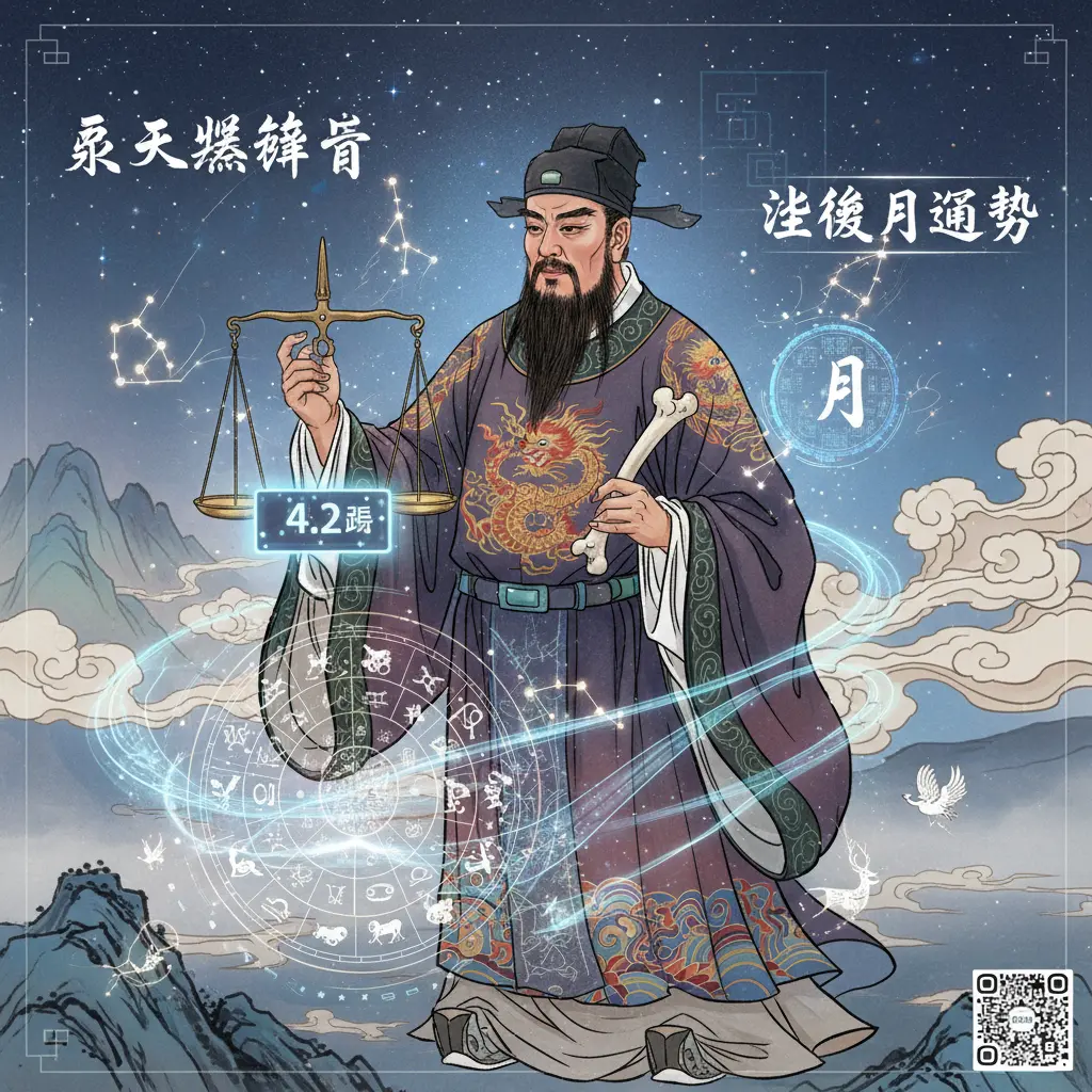 紫微月運勢 - 袁天罡稱骨