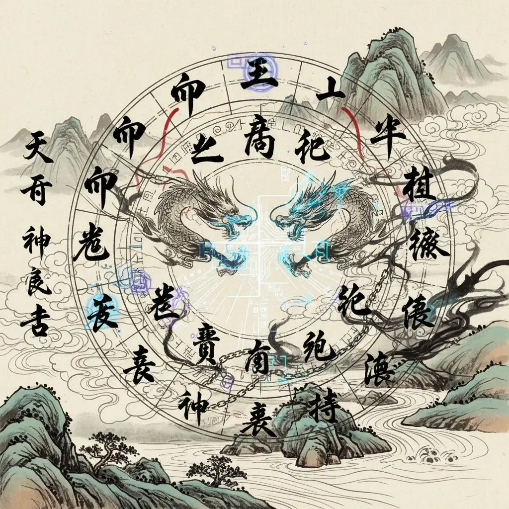 邢沖剋害 - 天干