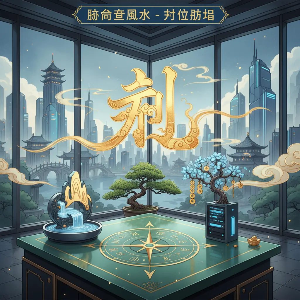 辦公室風水 - 財位