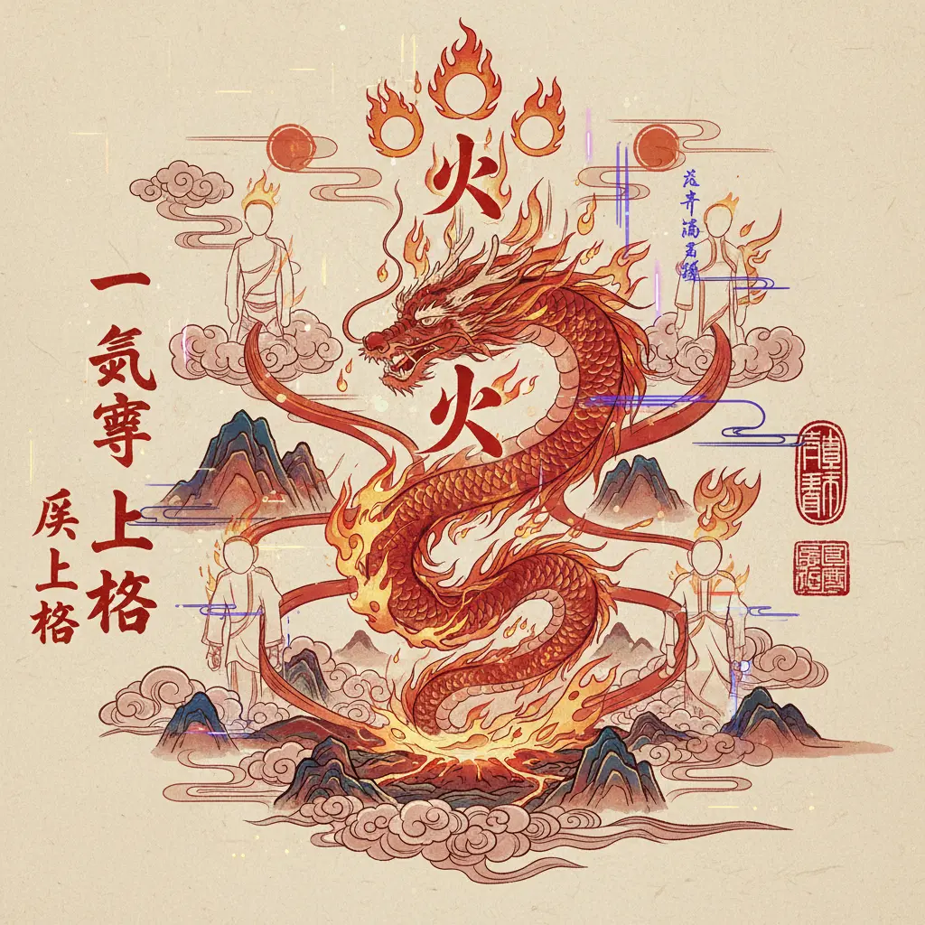 炎上格 - 一氣專旺格