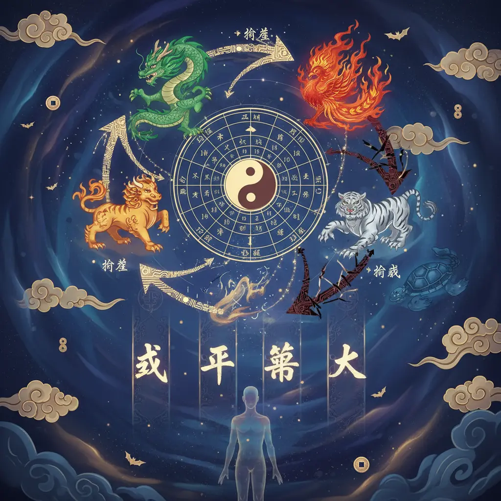 八字命盤 - 五行生剋