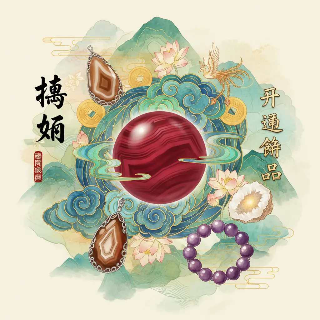 開運飾品 - 瑪瑙