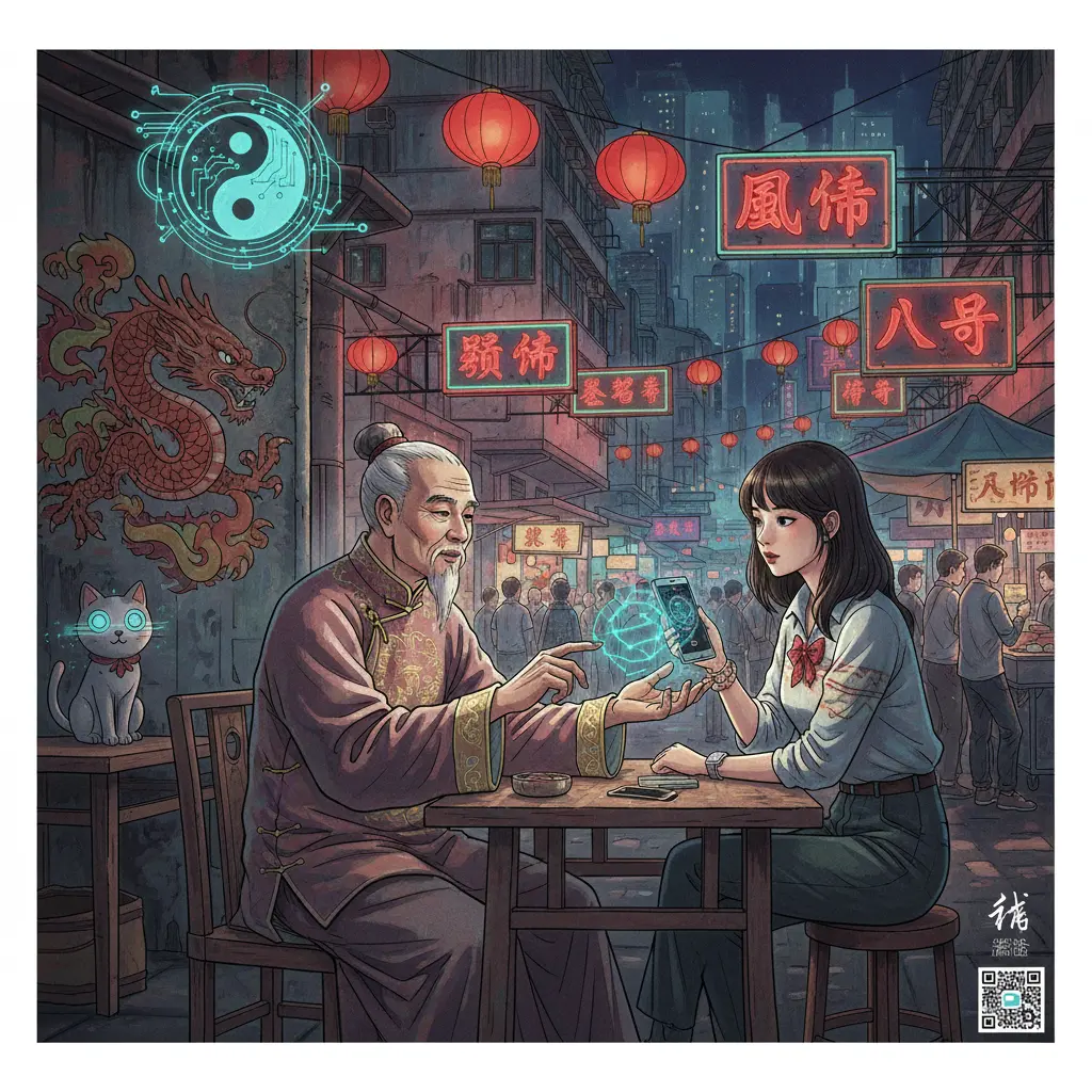 香港廟街文化 - 算命