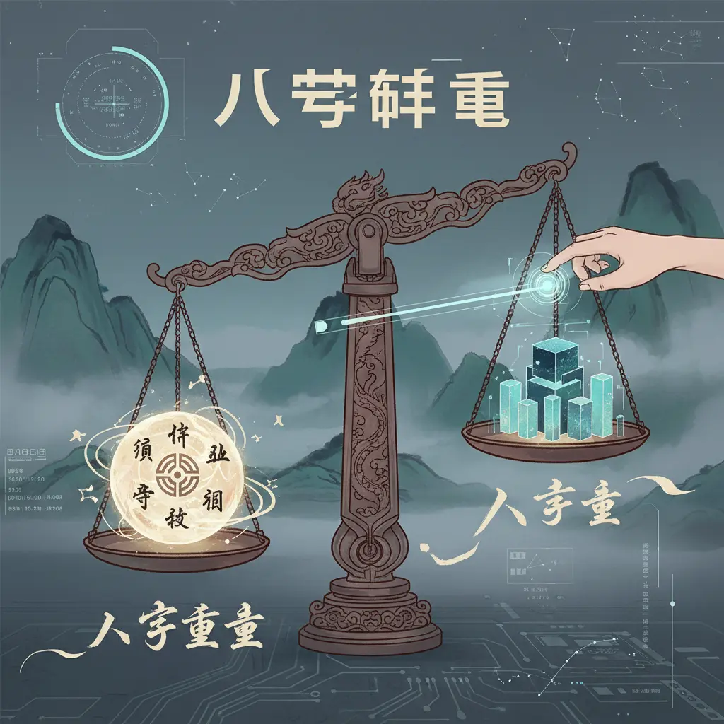 八字重量 - 八字秤重