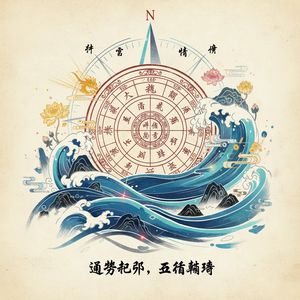 運勢起伏 - 八字命盤