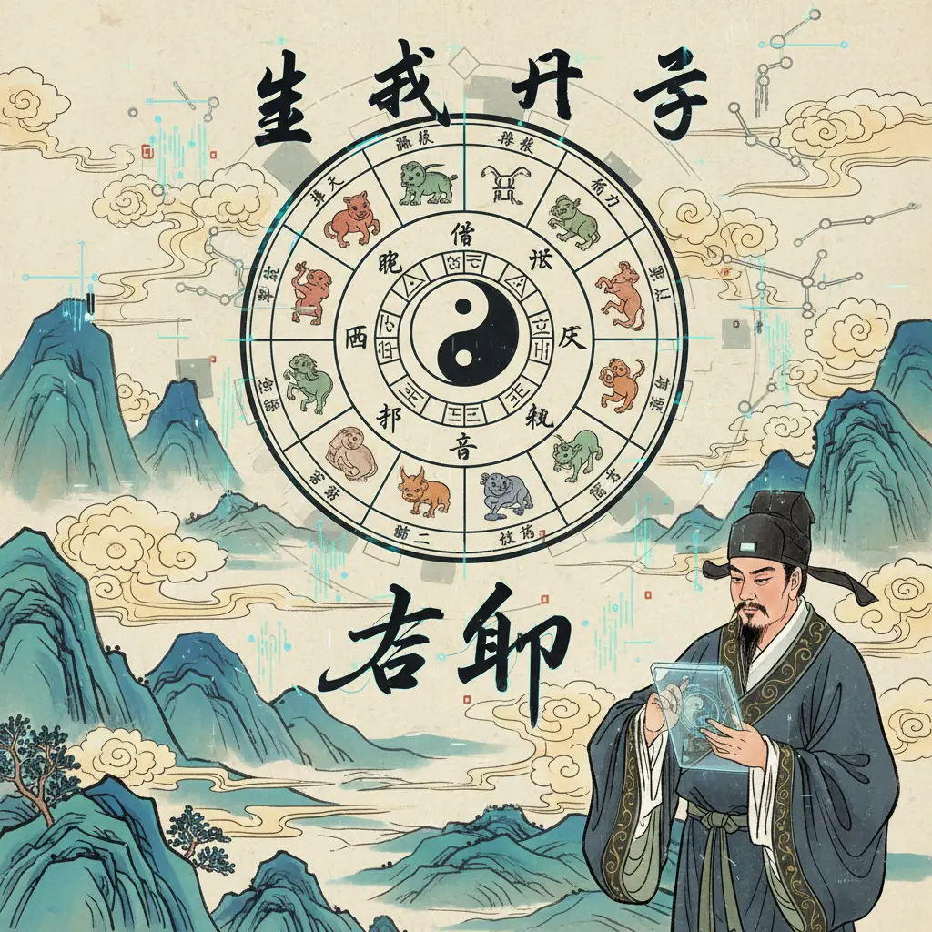 生辰八字占卜 - 命盤