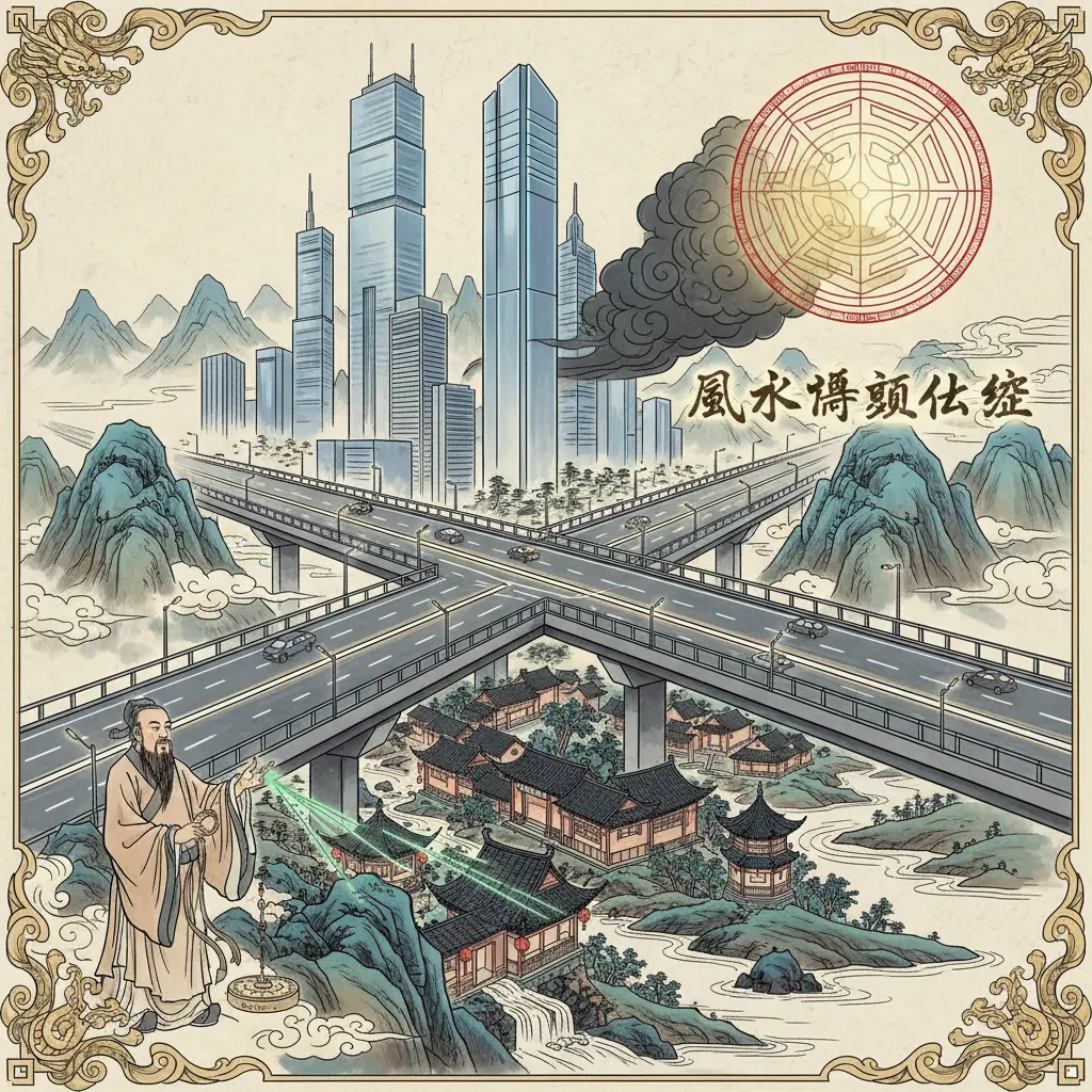 風水問題化解 - 攔腰煞