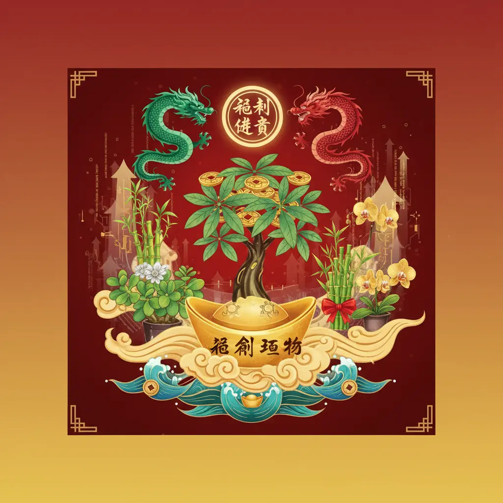 財運提升 - 招財植物