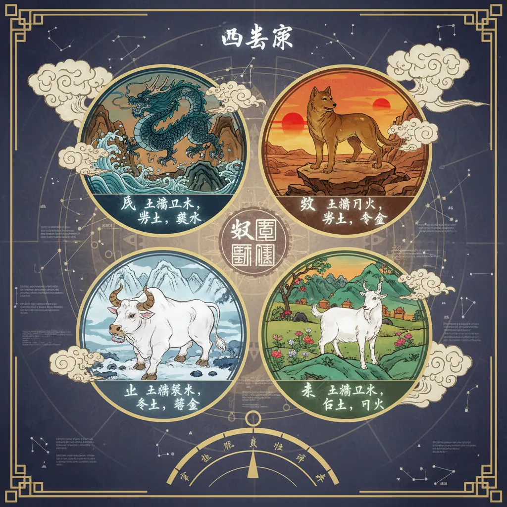 地支藏幹 - 四墓庫