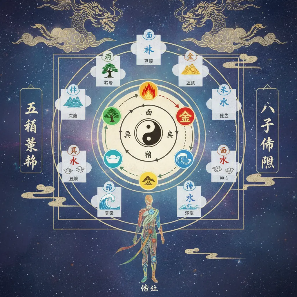八字命盤 - 五行結構
