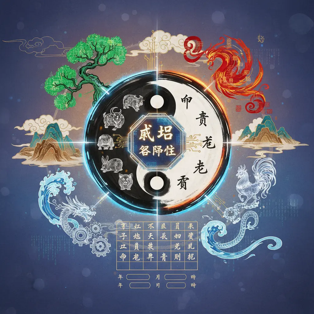 格局判定 - 天干地支