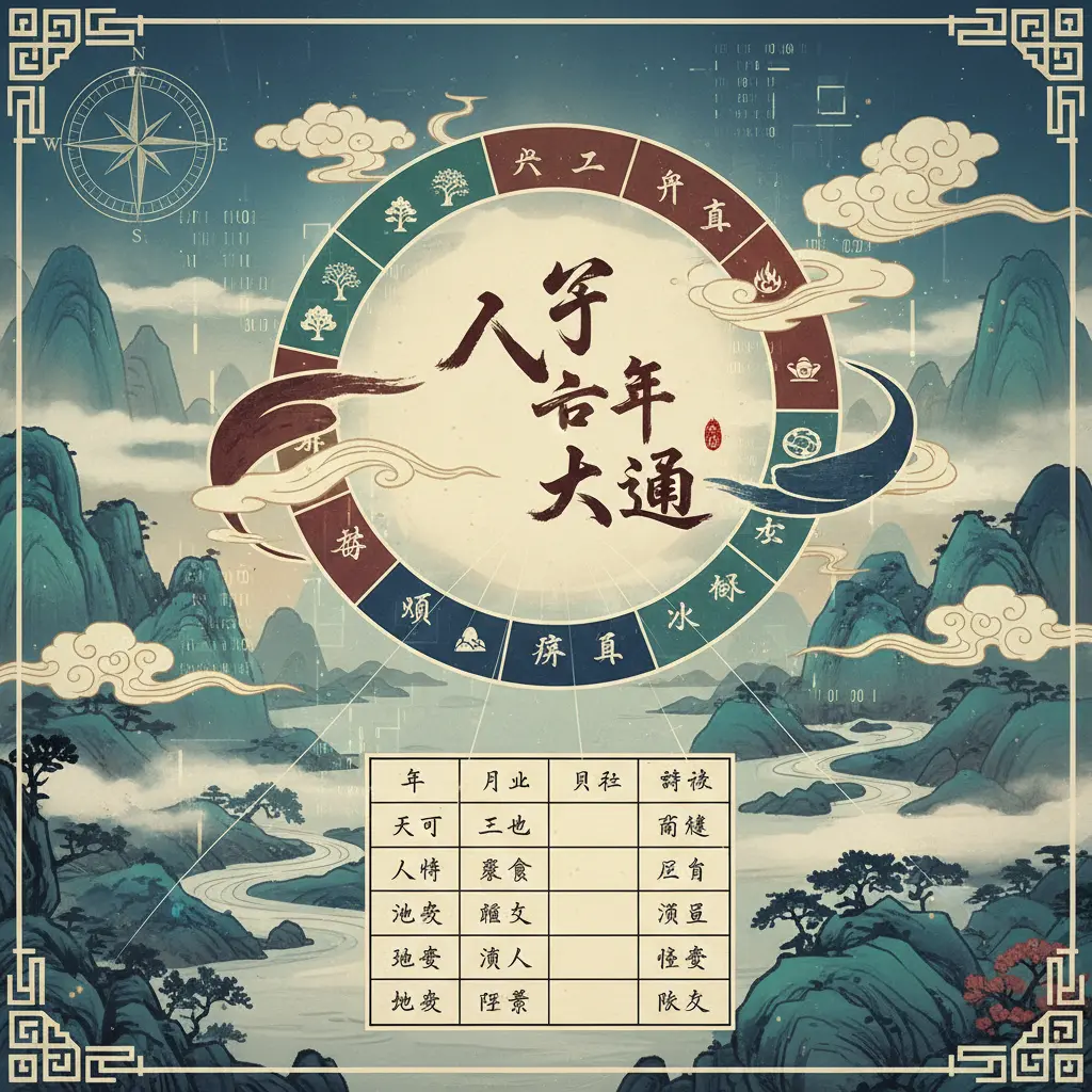 排 八字 - 八字十年大運