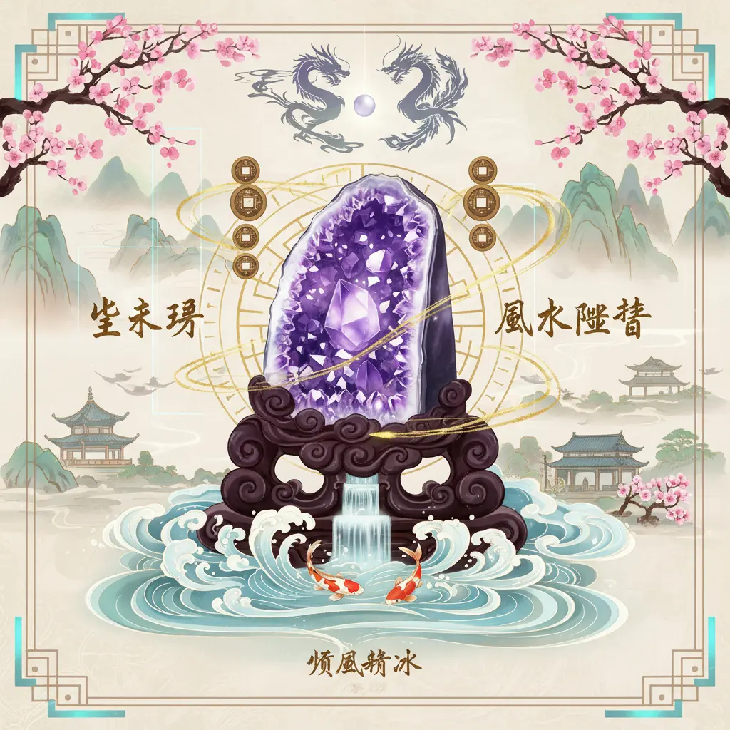 風水擺設 - 紫水晶