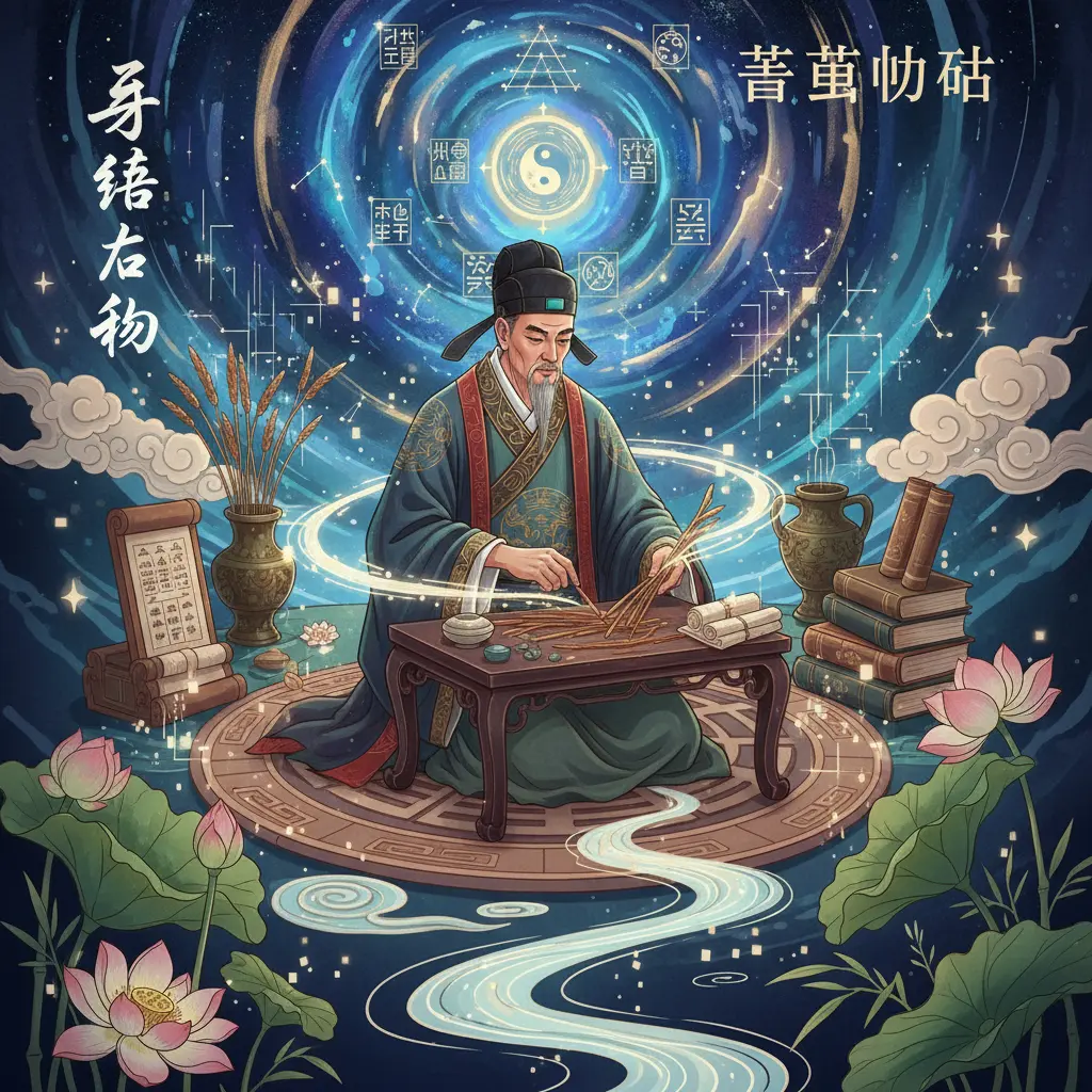 易經占卜 - 蓍草卜卦