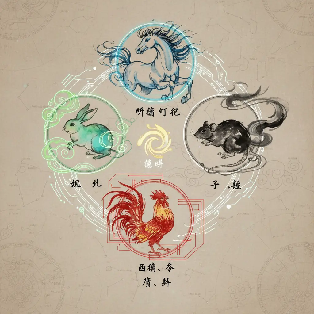 地支藏幹 - 四正星