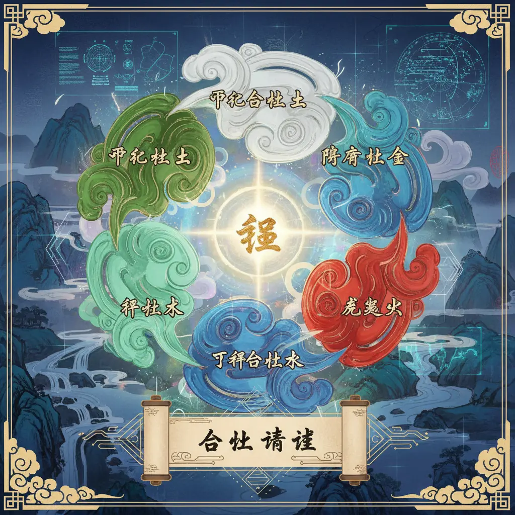 合化條件 - 五合化氣格