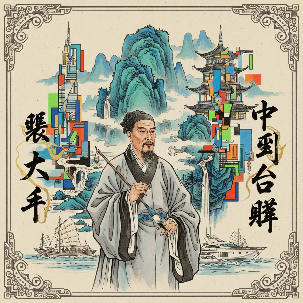 中西合璧 - 張大千