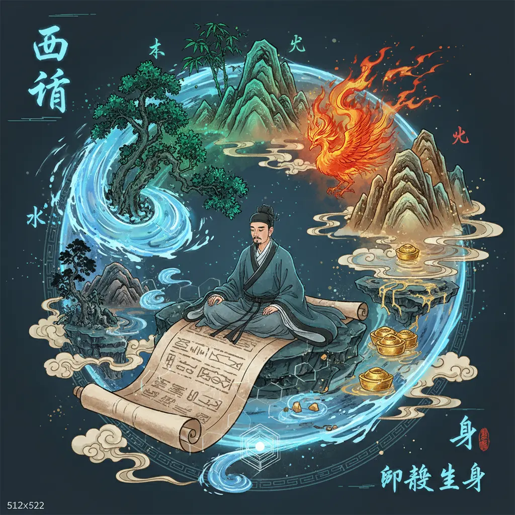 印綬生身 - 五行