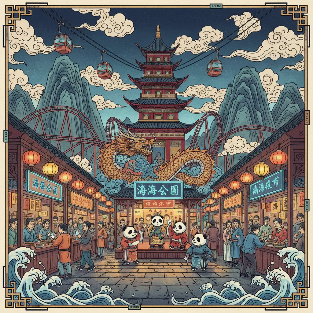 廟街 - 香港海洋公園