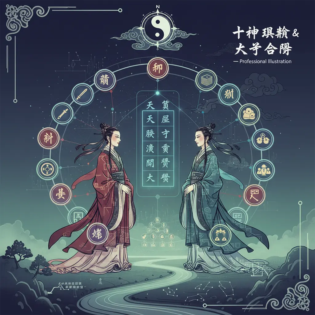 八字合盤 - 十神理論