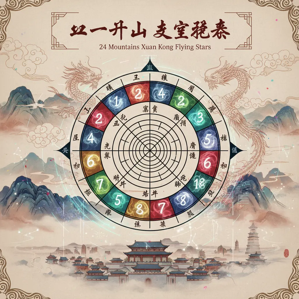 玄空飛星 - 二十四山