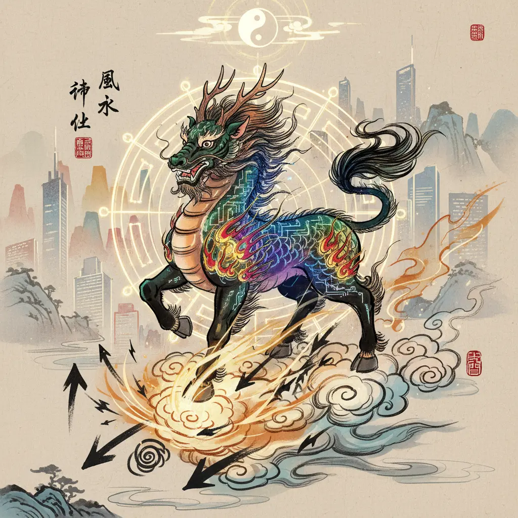 風水化煞 - 麒麟