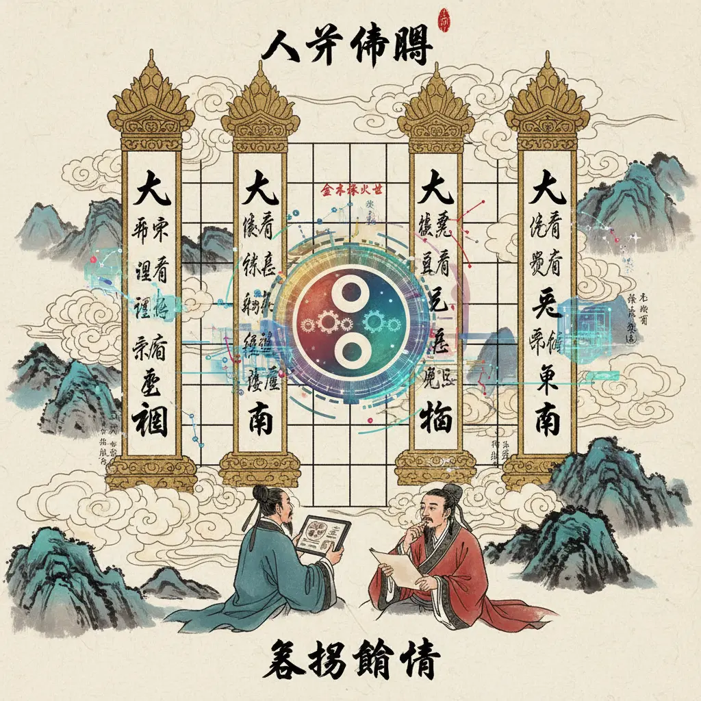 格局論命 - 八字命盤