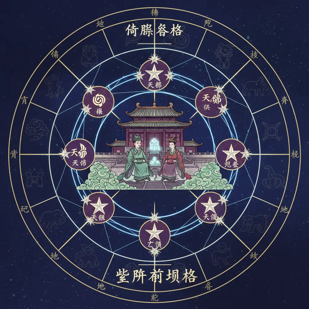 命盤格局 - 紫府朝垣格