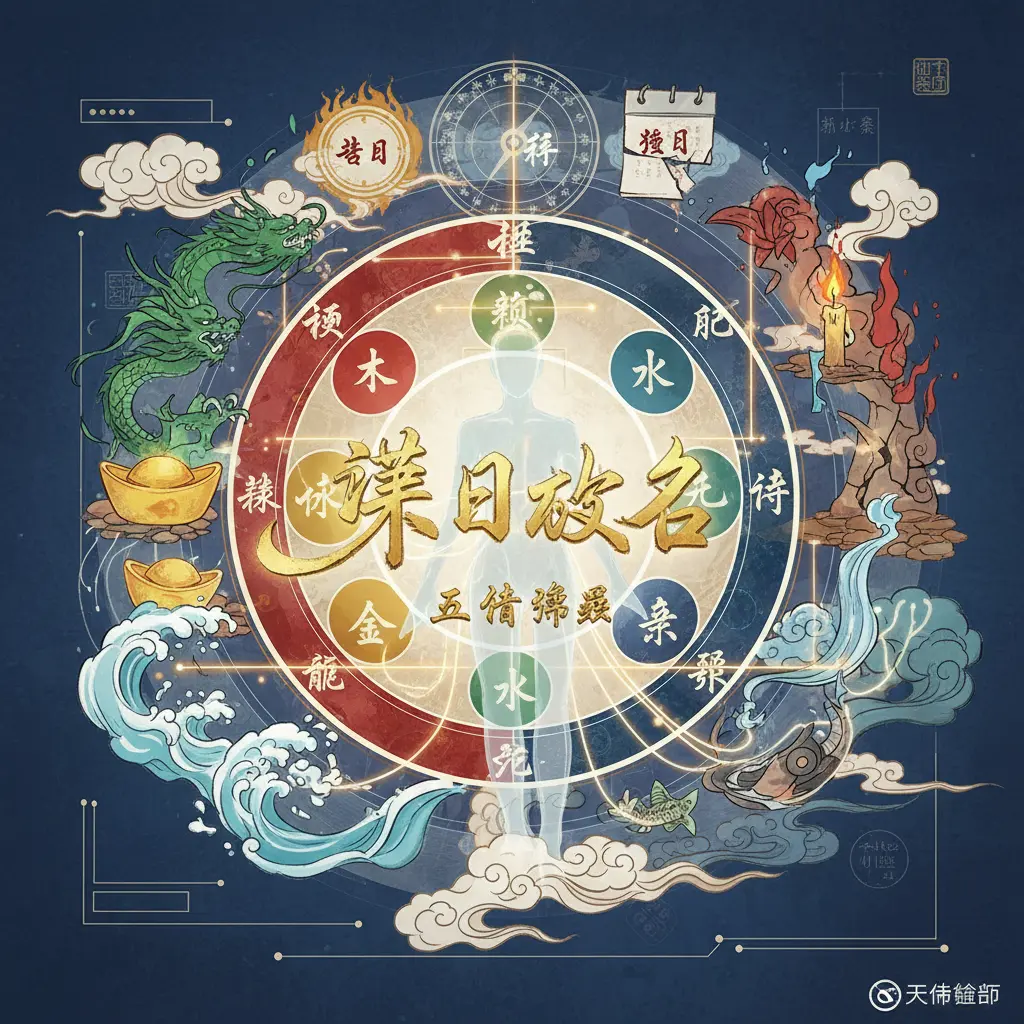 五行強弱 - 擇日改名