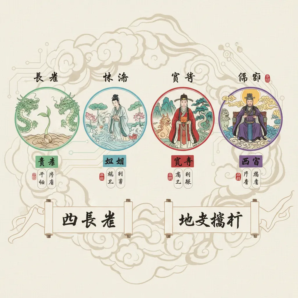 地支藏幹 - 四長生