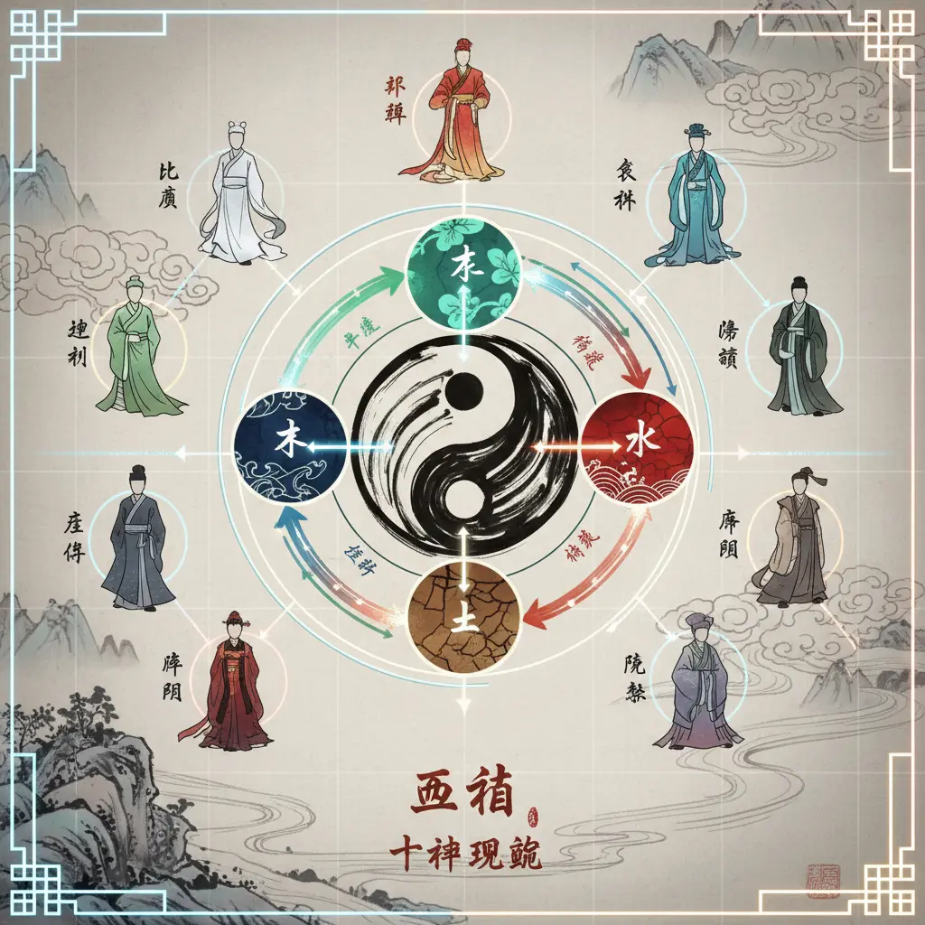 十神理論 - 五行