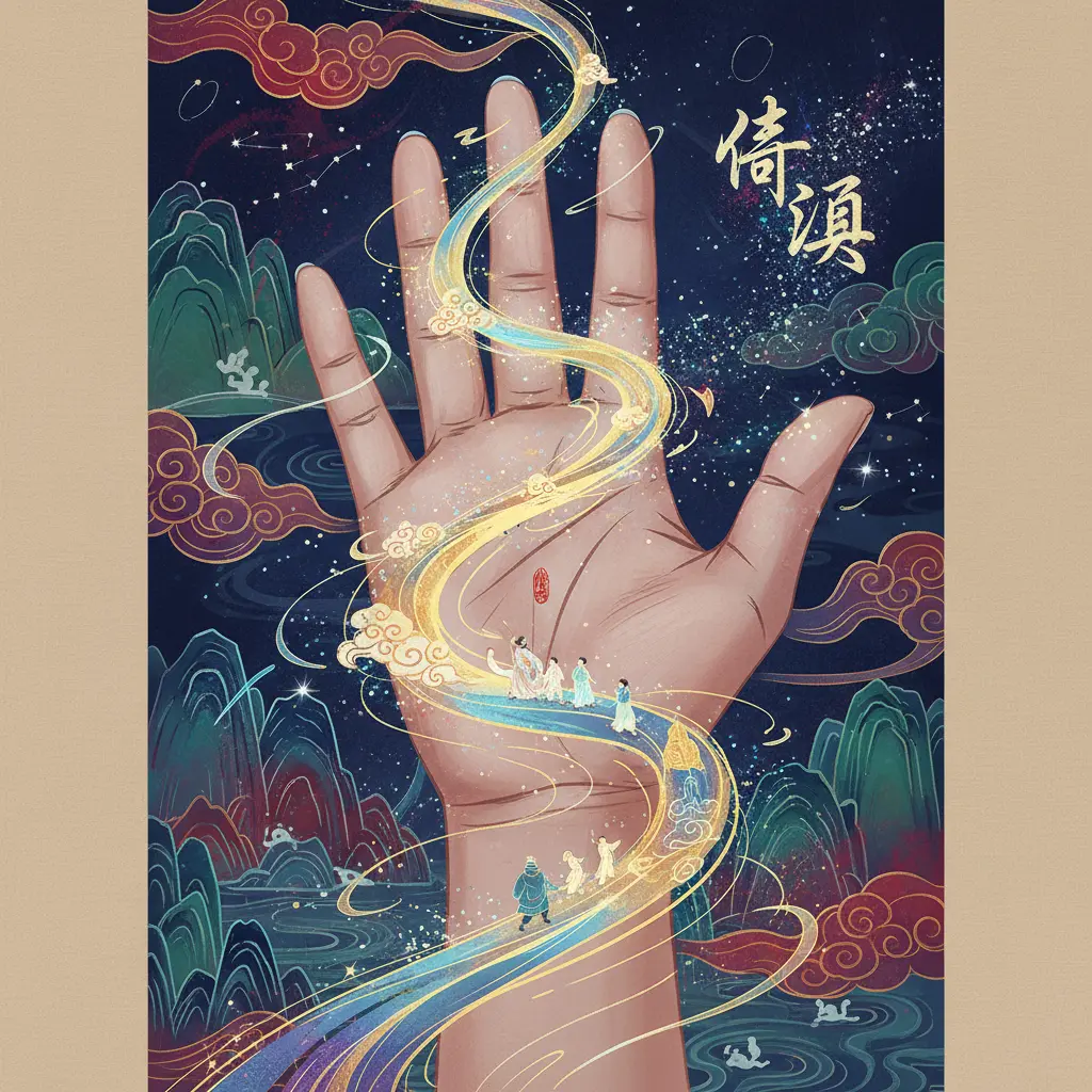 掌相 - 命運線