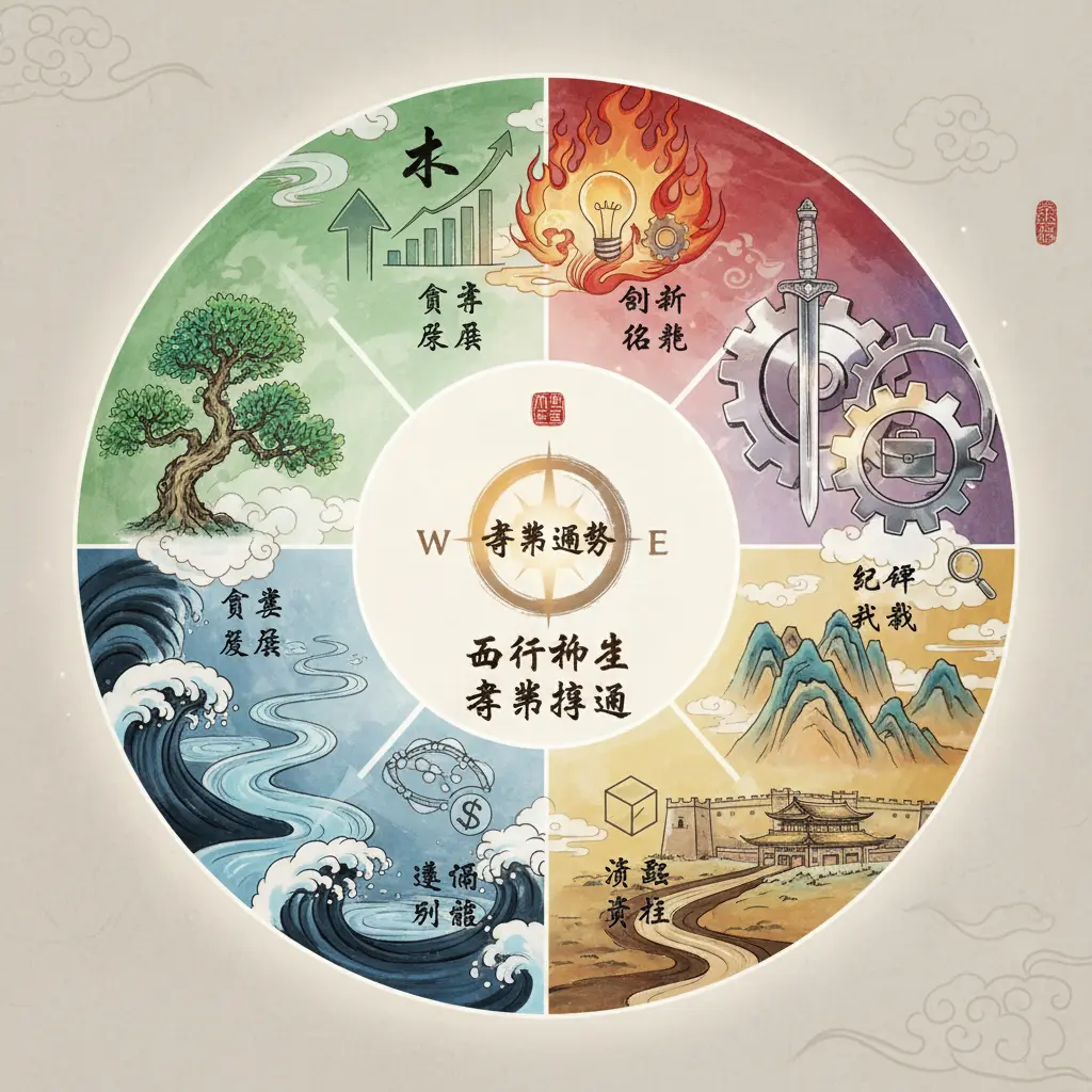 事業運勢 - 五行