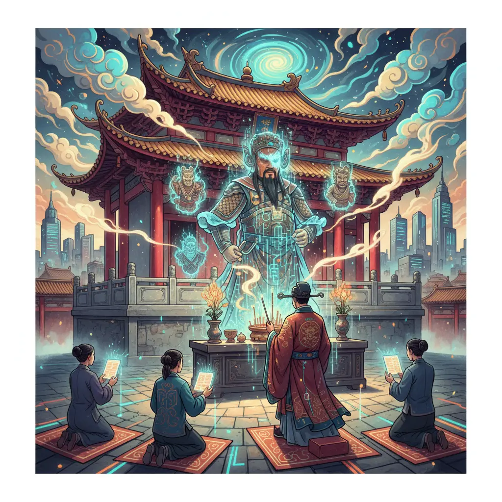 道教問神 - 城隍廟