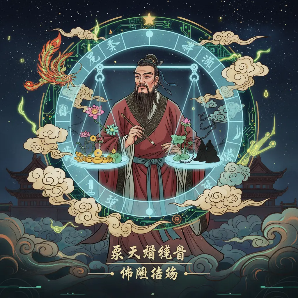命盤吉凶 - 袁天罡稱骨