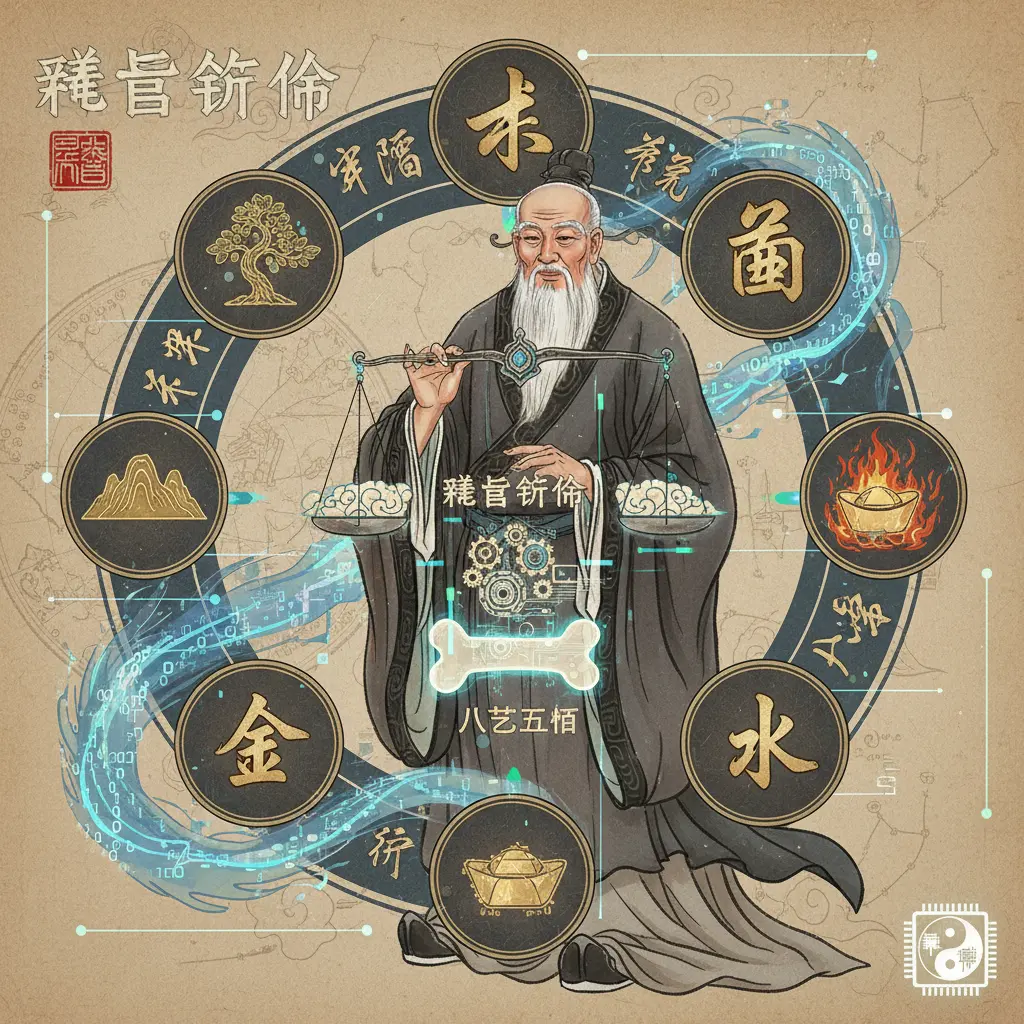 八字五行 - 稱骨算命