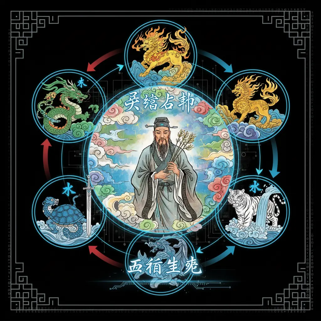 五行生剋 - 易經占卜