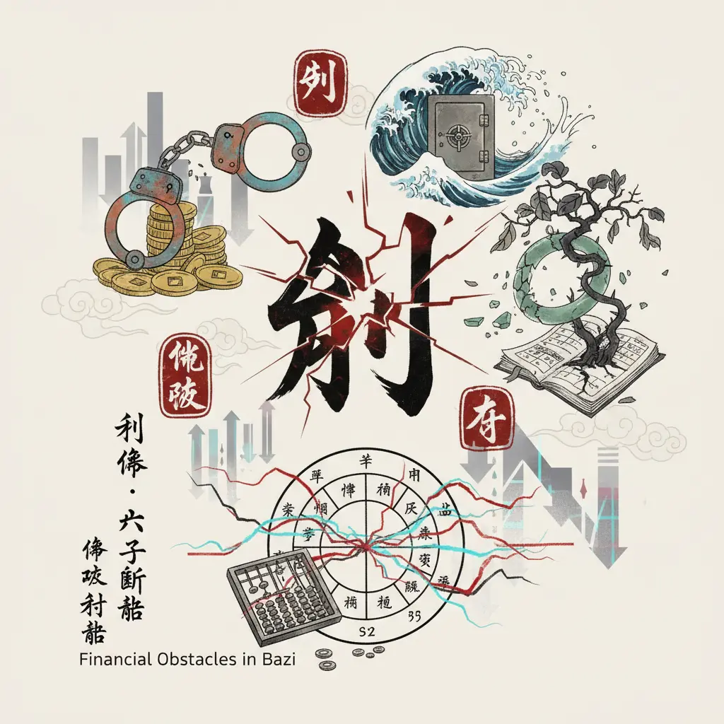 八字斷財富 - 刑衝破害