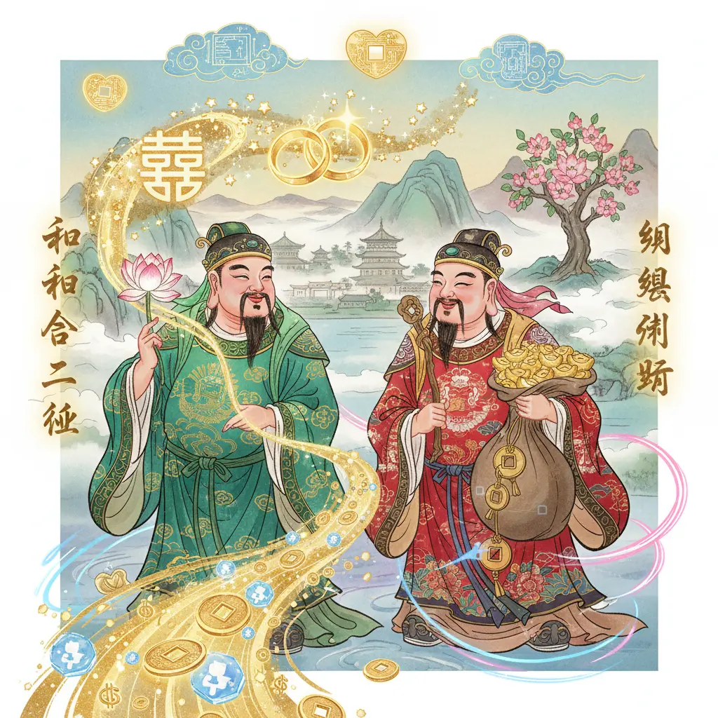 姻緣財運 - 和合二仙