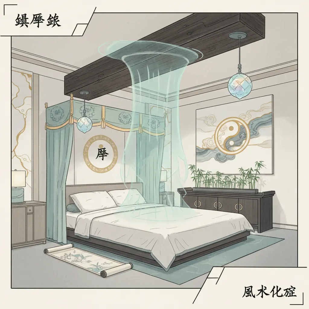 風水問題化解 - 樑壓牀