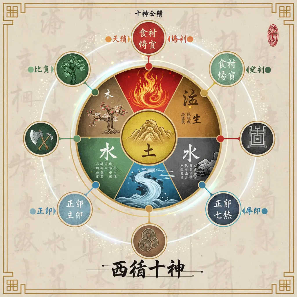 十神分類 - 五行
