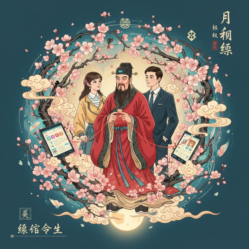 姻緣桃花 - 月老