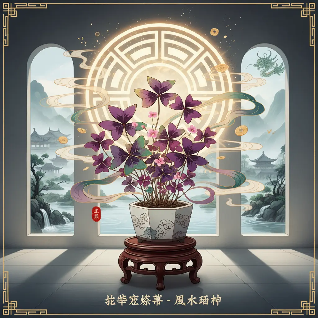 風水植物 - 紫葉酢漿草