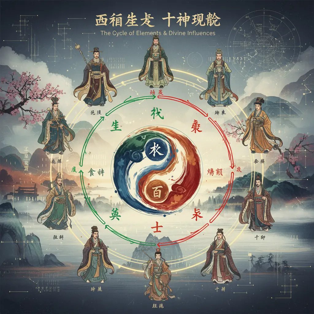十神理論 - 五行生剋