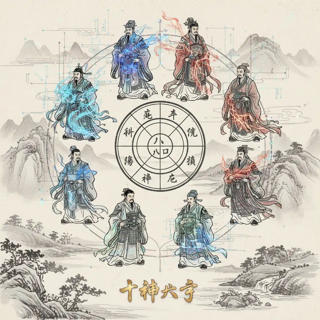 8字 - 十神