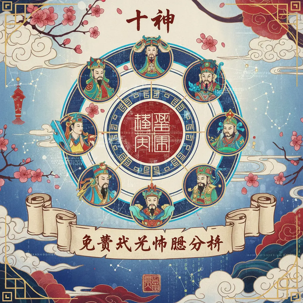 免費八字命盤分析 - 十神