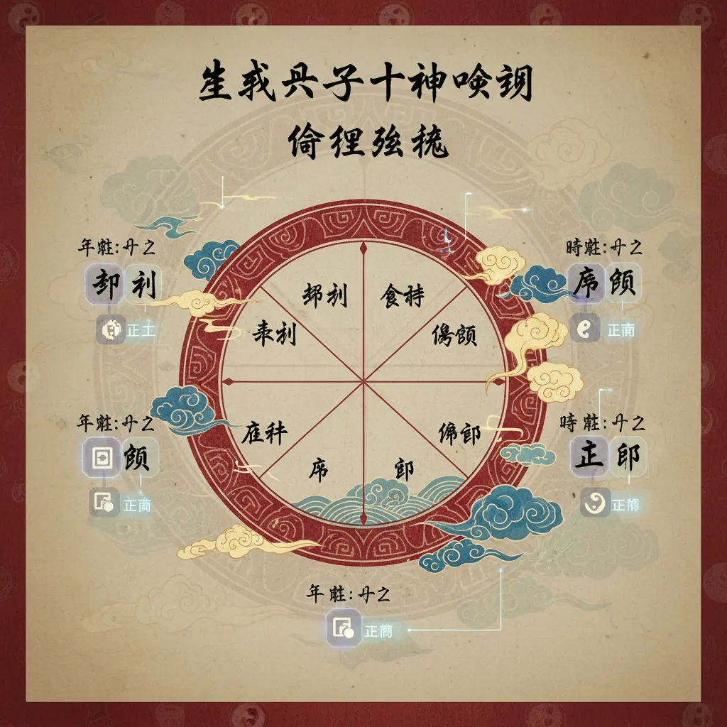 生辰八字查詢 - 十神